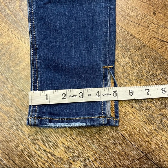 MISS ME Jeans Womens 26x28 High Rise Skinny Plain Pockets Stretch Split Hem - Picture 5 of 10